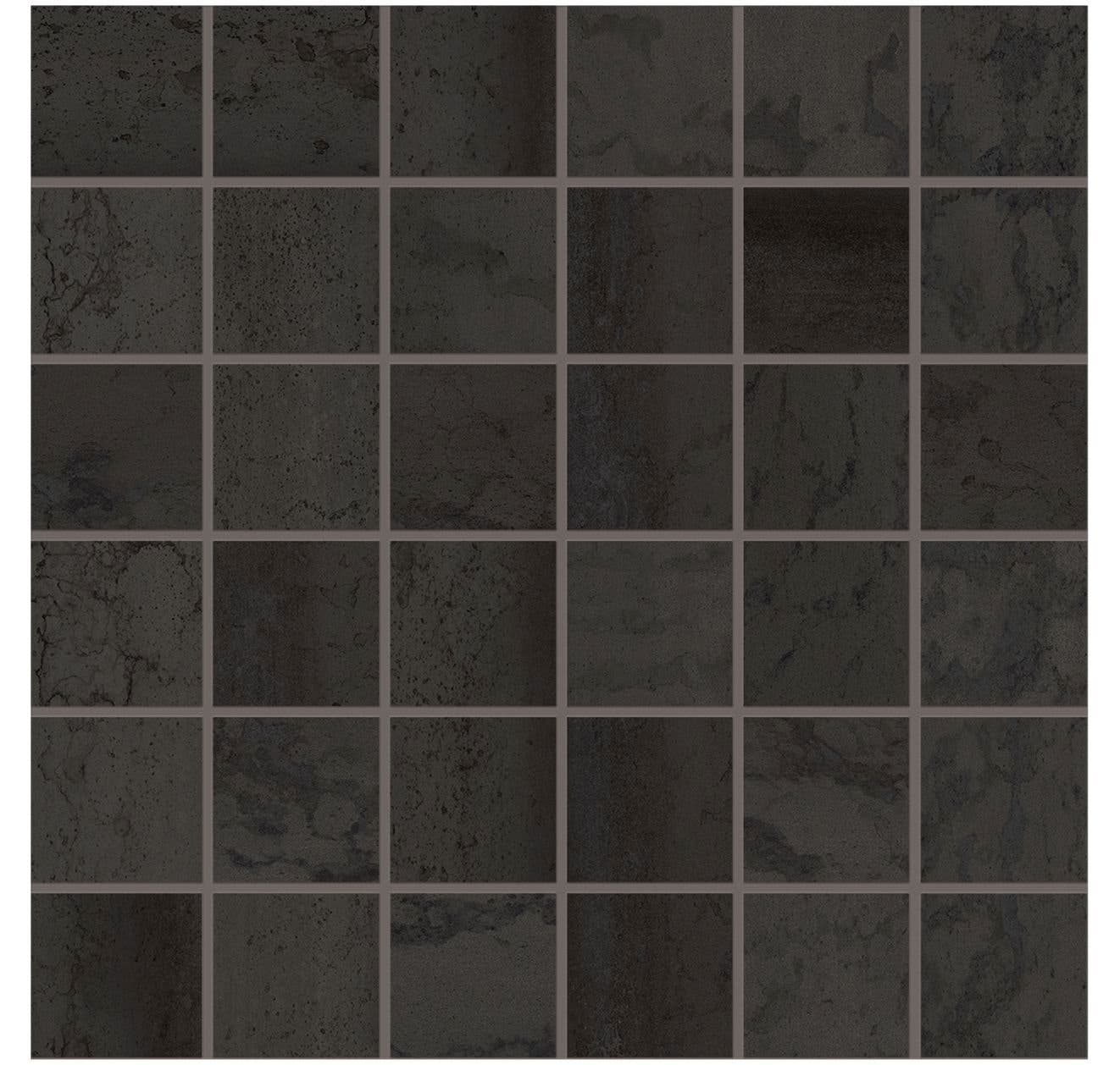 VITL by Virginia Tile: Remington Mosaic Black 1753339 | Material Bank
