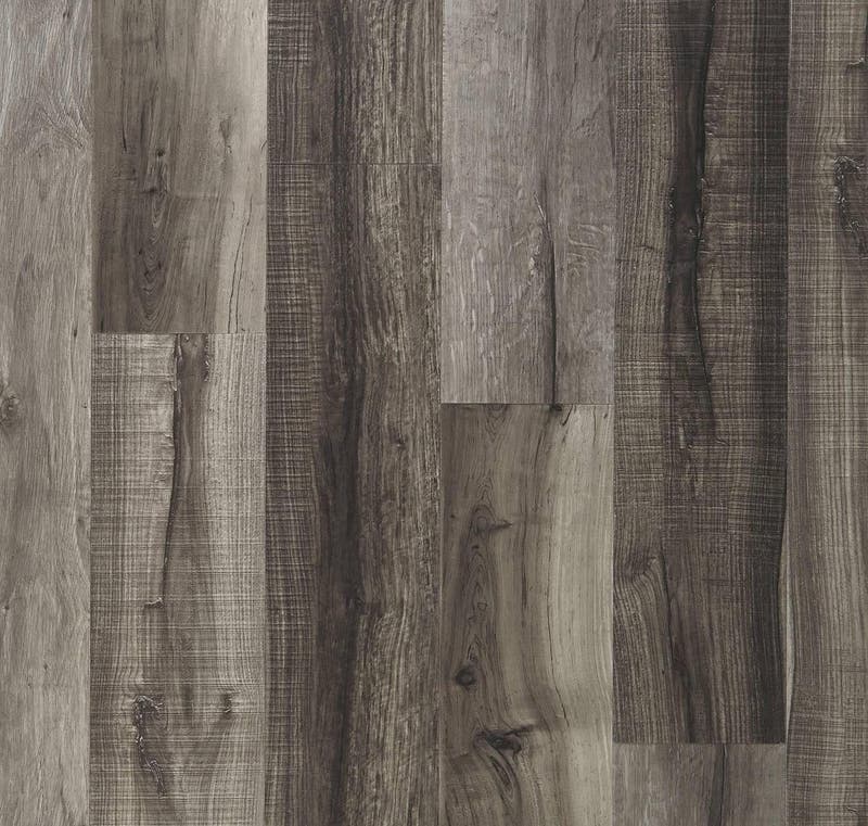 Mixed Gray Rigid Core Luxur 825928, Vinyl Plank Flooring With Cork Backing Canada